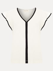 Phase Eight Black Fleur Top - Image 1 of 1