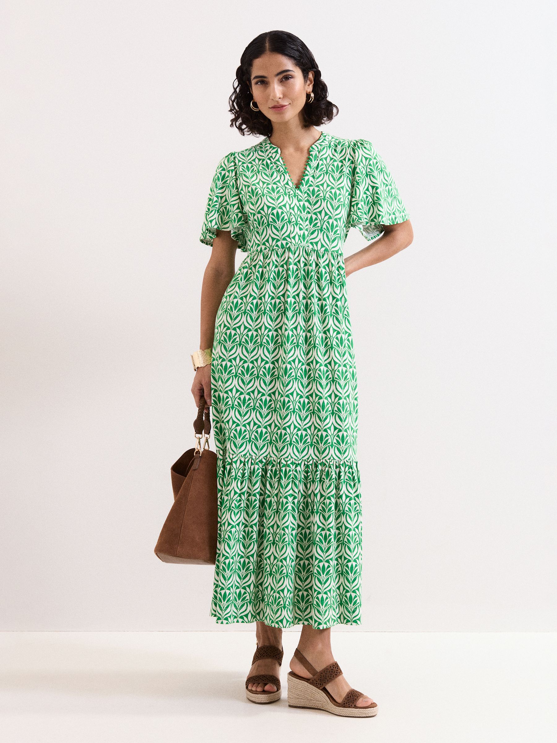 Phase Eight Women's Green Shakira Jersey Dress
