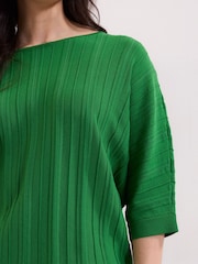 Phase Eight Green Cristine Rib Jumper - Image 5 of 6