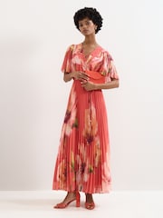 Phase Eight Orange High Block Sandals - Image 7 of 7