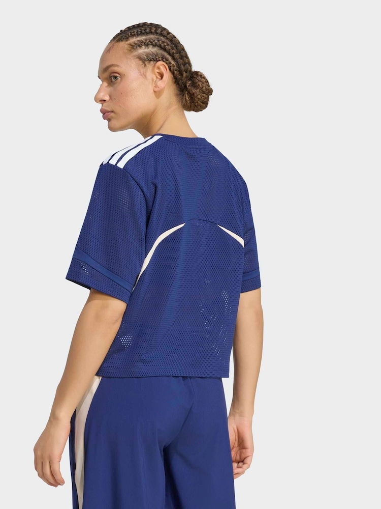 adidas Dark Blue Hyperglam T-Shirt DNA - Image 2 of 7 adidas Dark Blue Hyperglam T-Shirt DNA - Image 2 of 7