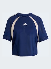 adidas Dark Blue Hyperglam T-Shirt DNA - Image 7 of 7