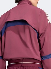 темно-бордовий червоний - adidas Hyperglam Wind DNA Sweat Top - Image 5 of 7