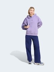 adidas Lilac Purple Small Logo Hoodie - Image 3 of 6