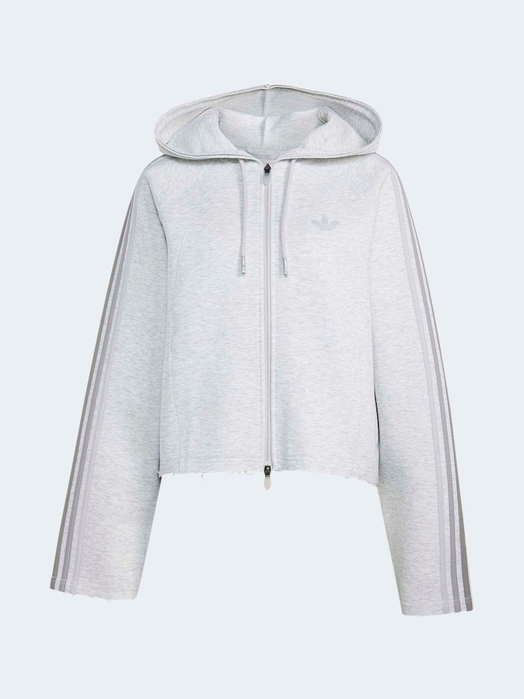 adidas originals Light Grey Superstar 2.0 Classics Hoodie - Image 6 of 6