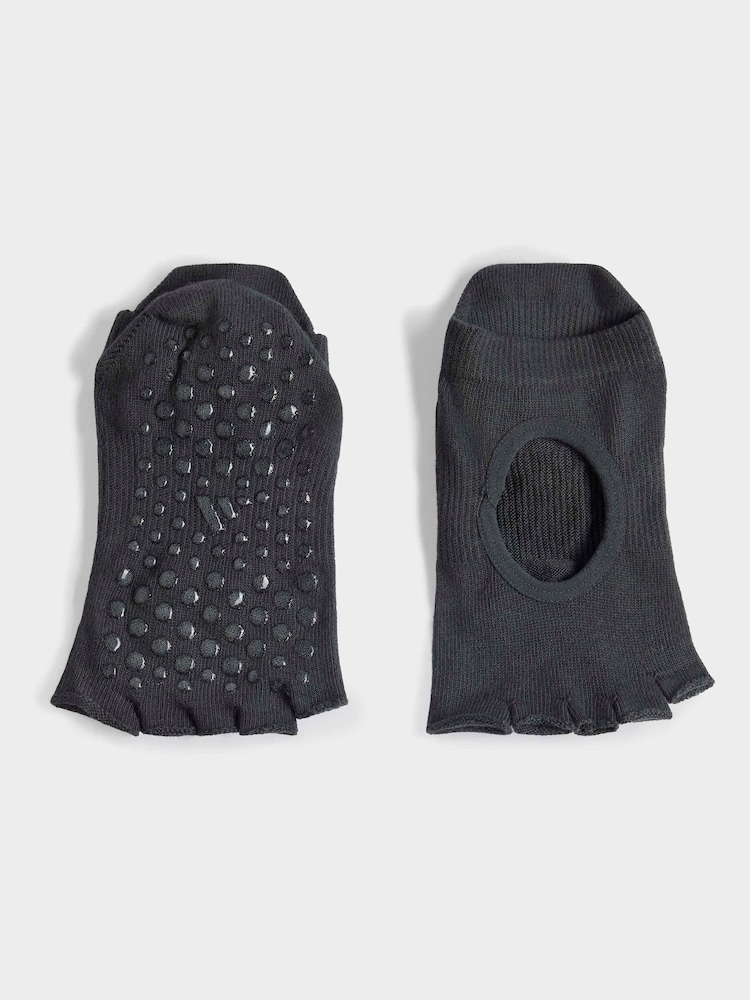 adidas Grey Women’s Yoga 5-Toe Socks - Image 1 of 3 adidas Grey Women’s Yoga 5-Toe Socks - Image 1 of 3