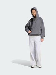 adidas Dark Grey Small Logo Hoodie - Image 1 of 5