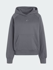 adidas Dark Grey Small Logo Hoodie - Image 5 of 5