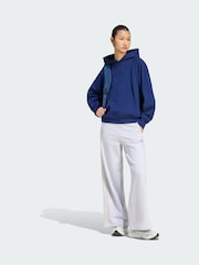 adidas Dark Blue Small Logo Hoodie - Image 1 of 5