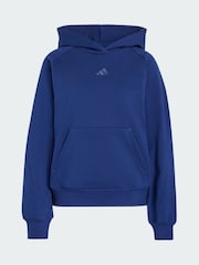 adidas Dark Blue Small Logo Hoodie - Image 5 of 5