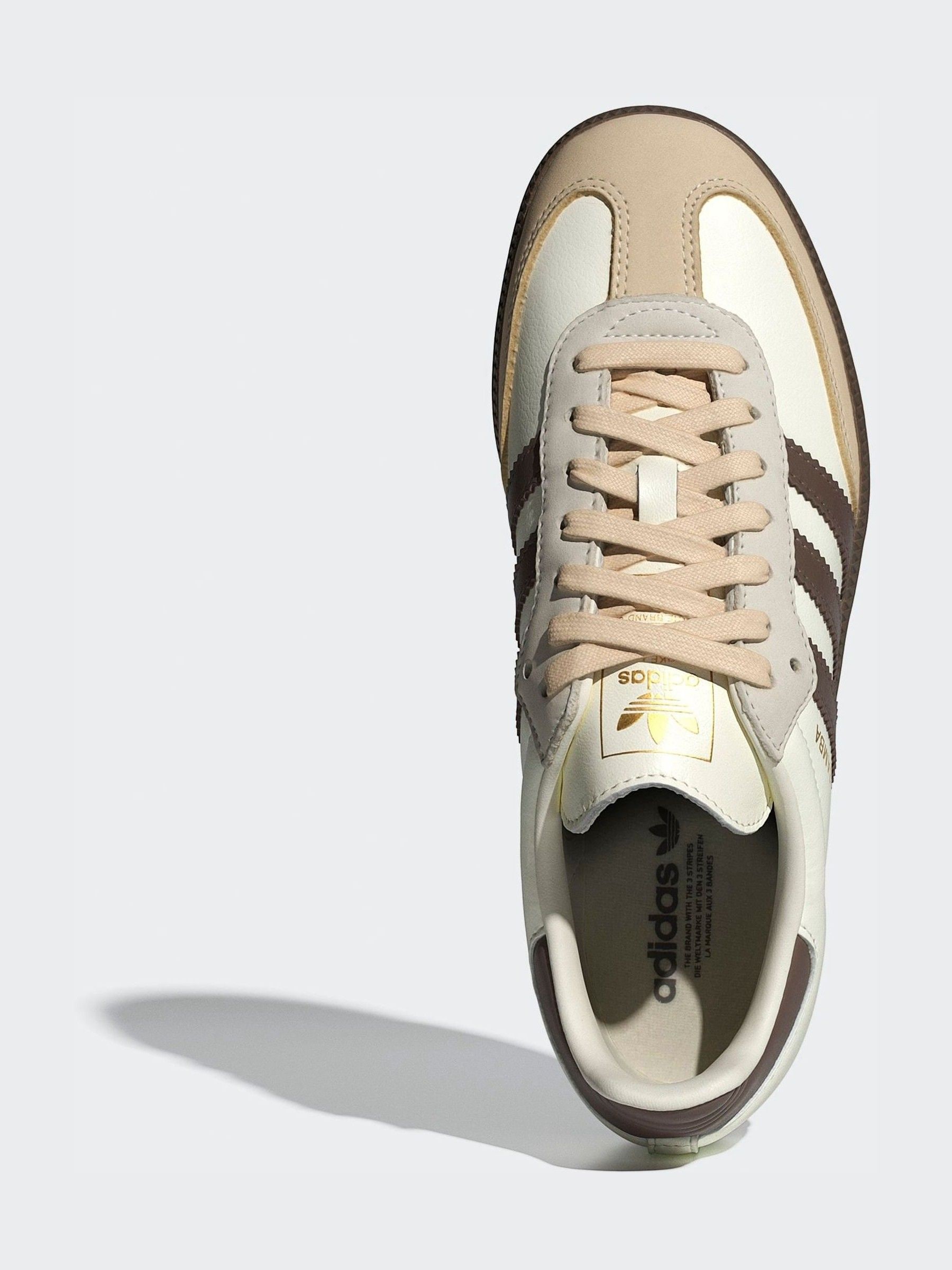 新品19cm  SAMBA OG C Comprar Creme/Marrom - Adidas Original Samba OG Trainers from Next