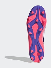 adidas White F50 Hyperfast Club Firm Ground / Multi Ground Football Boots - Image 4 of 9