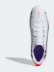 adidas White F50 Hyperfast Club Firm Ground / Multi Ground Football Boots - Image 5 of 9