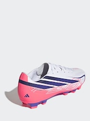 adidas White F50 Hyperfast Club Firm Ground / Multi Ground Football Boots - Image 7 of 9