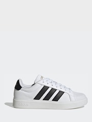 adidas White/Black Streettalk Trainers - Image 1 of 9