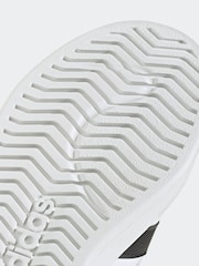 adidas White/Black Streettalk Trainers - Image 8 of 9