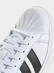 adidas White/Black Streettalk Trainers - Image 9 of 9
