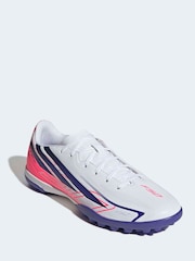 Puti - adidas F50 Hyperfast Club Turf Football Trainers - Larawan 8 ng 10
