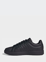 adidas Black Streettalk Infants Shoes - Image 4 of 10