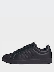 adidas Black Streettalk Infants Shoes - Image 5 of 10