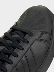adidas Black Streettalk Infants Shoes - Image 9 of 10