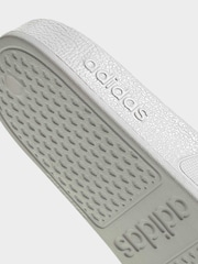 adidas Grey Sportswear Adilette Aqua Sliders - Image 8 of 9