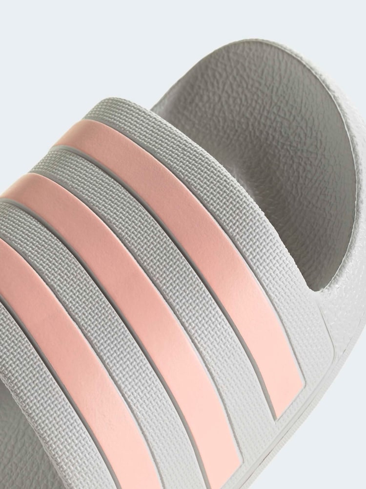 adidas Grey Sportswear Adilette Aqua Sliders - Image 9 of 9 adidas Grey Sportswear Adilette Aqua Sliders - Image 9 of 9