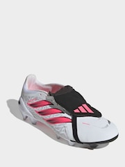 Puti - adidas Predator League Fold-Over Tongue Firm Ground Football Boots - Larawan 1 ng 10