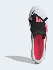 Puti - adidas Predator League Fold-Over Tongue Firm Ground Football Boots - Larawan 5 ng 10