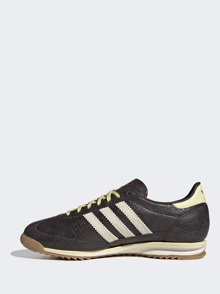 adidas Originals Light Brown SL72 Trainers - Image 2 of 9 adidas Originals Light Brown SL72 Trainers - Image 2 of 9
