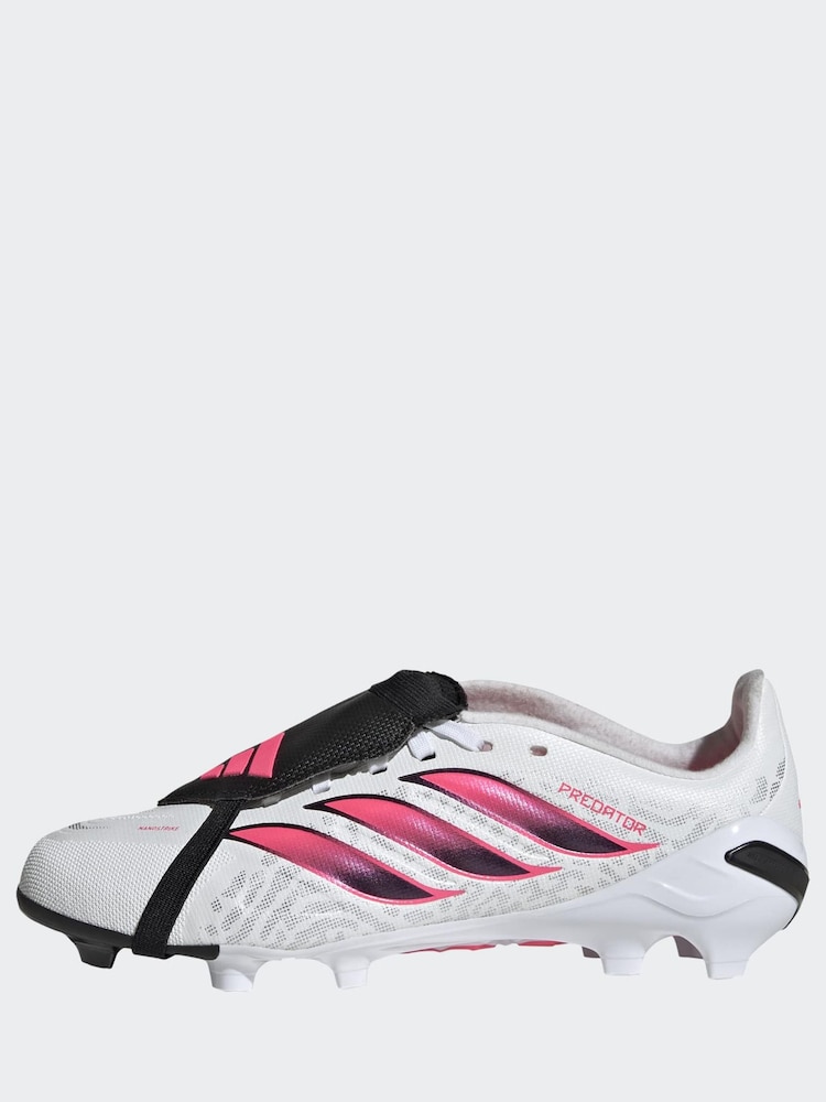 adidas White Predator League Fold-Over Tongue Firm Ground Boots - Image 11 of 11 adidas White Predator League Fold-Over Tongue Firm Ground Boots - Image 11 of 11
