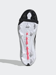 adidas White Predator League Fold-Over Tongue Firm Ground Boots - Image 3 of 11