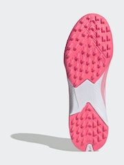 adidas Pink F50 Sparkfusion League Turf Junior Football Boots - Image 4 of 10