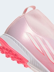 adidas Pink F50 Sparkfusion League Turf Junior Football Boots - Image 7 of 10