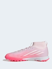 adidas Pink F50 Sparkfusion League Turf Junior Football Boots - Image 8 of 10