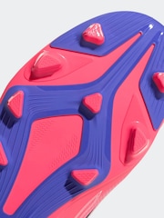adidas White F50 Hyperfast Club Touch Fastening Firm Ground/Multi Football Boots - Image 11 of 11
