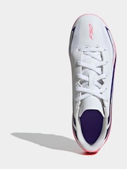adidas White F50 Hyperfast Club Firm Ground/Multi Football Boots - Image 6 of 11