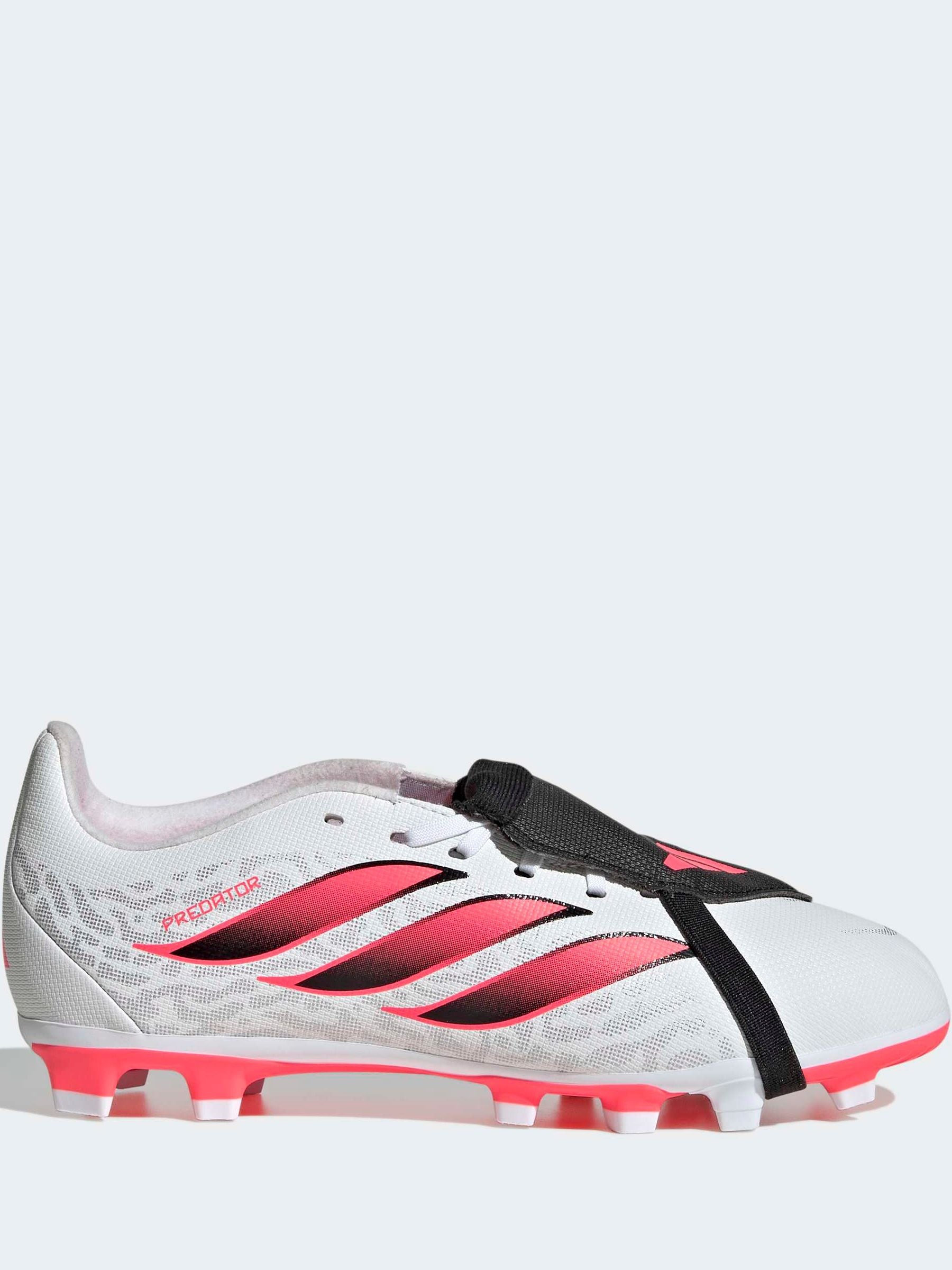 adidas White Predator Club Football Boots view 1