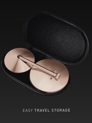 simplehuman Rose Gold Sensor Make Up Mirror Fold, 10X Magnified - Image 5 of 7
