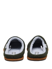 Dunlop Green Textile Mule Slippers - Image 3 of 4