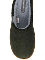 Dunlop Green Textile Mule Slippers - Image 4 of 4