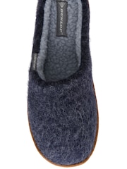 Dunlop Blue Textile Mule Slippers - Image 4 of 4
