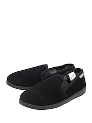 Dunlop Black Full Shoe Slippers - Image 2 of 4