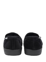 Dunlop Black Full Shoe Slippers - Image 3 of 4