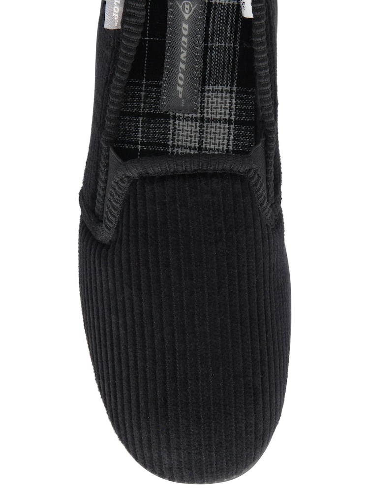 Dunlop Black Full Shoe Slippers - Image 4 of 4