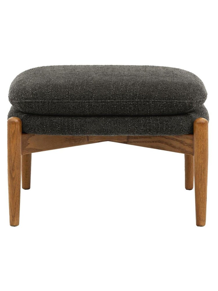 Gallery Home Grey Boucle Datsun Footstool - Image 7 of 7 Gallery Home Grey Boucle Datsun Footstool - Image 7 of 7