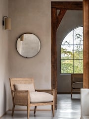 Gallery Home Taupe Boucle Fairfax Armchair - Image 1 of 8