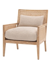 Gallery Home Taupe Boucle Fairfax Armchair - Image 7 of 8