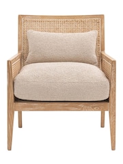 Gallery Home Taupe Boucle Fairfax Armchair - Image 8 of 8