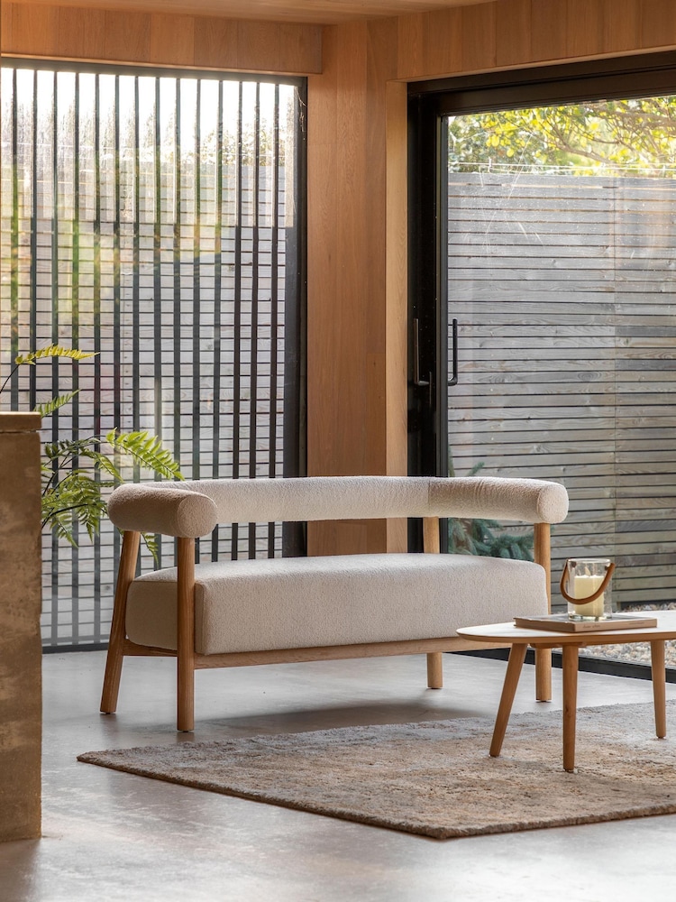 Gallery Home Cream Boucle Marietta Sofa - Image 1 of 9 Gallery Home Cream Boucle Marietta Sofa - Image 1 of 9